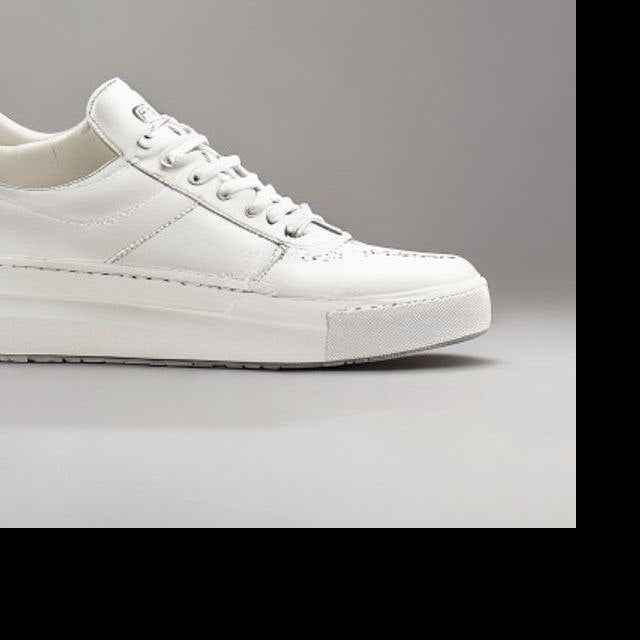 Classic White Court Sneaker - detail view 2