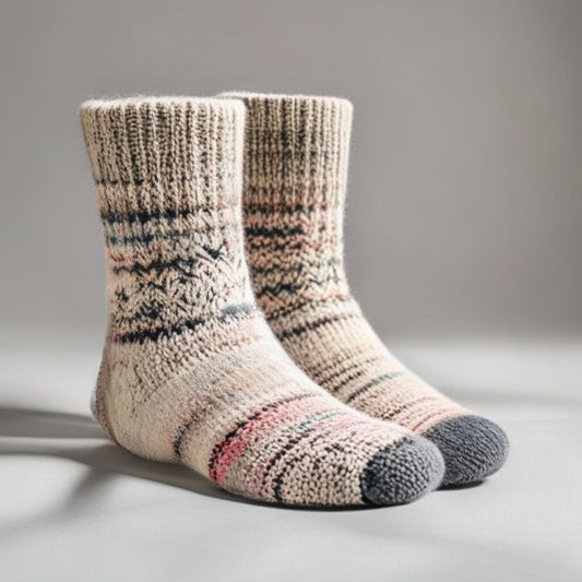 Cozy Nordic Pattern Socks