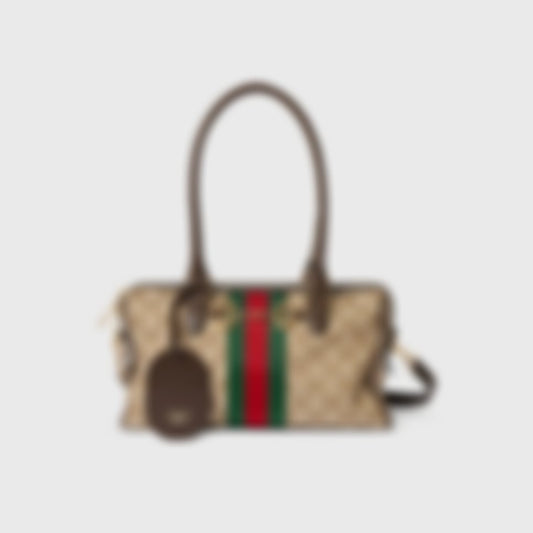 GG canvas Boston bag - Beige