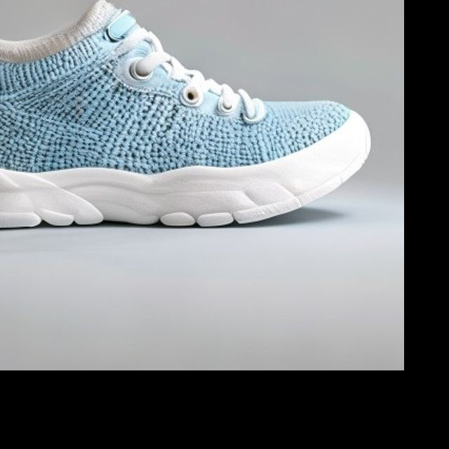 Ice Blue Knit Sneaker - detail view 2