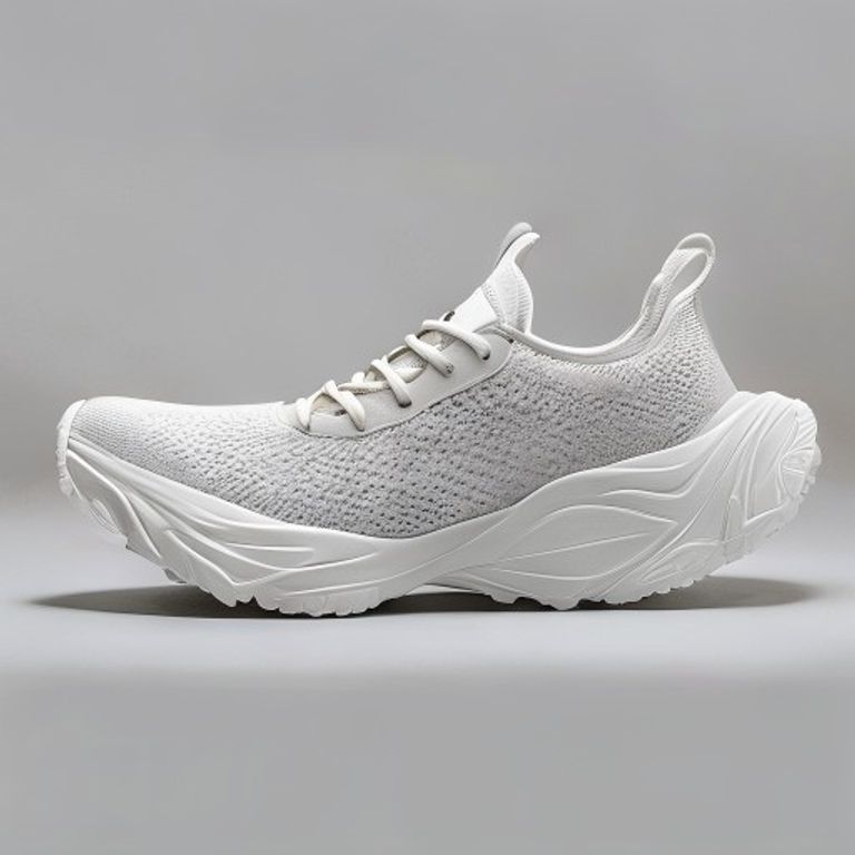 Grey Mesh Runner