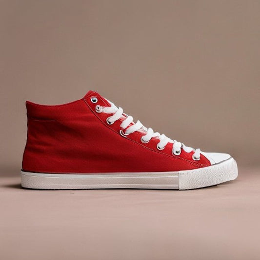 Cherry Canvas High-Top